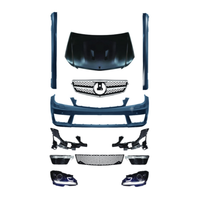 Kit Carrosserie Nouveau AMG C63 Avant et Arrière pour Mercedes-Benz Classe C W204, Modification et Amélioration de l'Assemblage de Pare-chocs