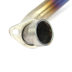 Pot d'échappement modifié pour moto XMAX300 en alliage de titane, finition bleue, échappement intégral - Product Image 3