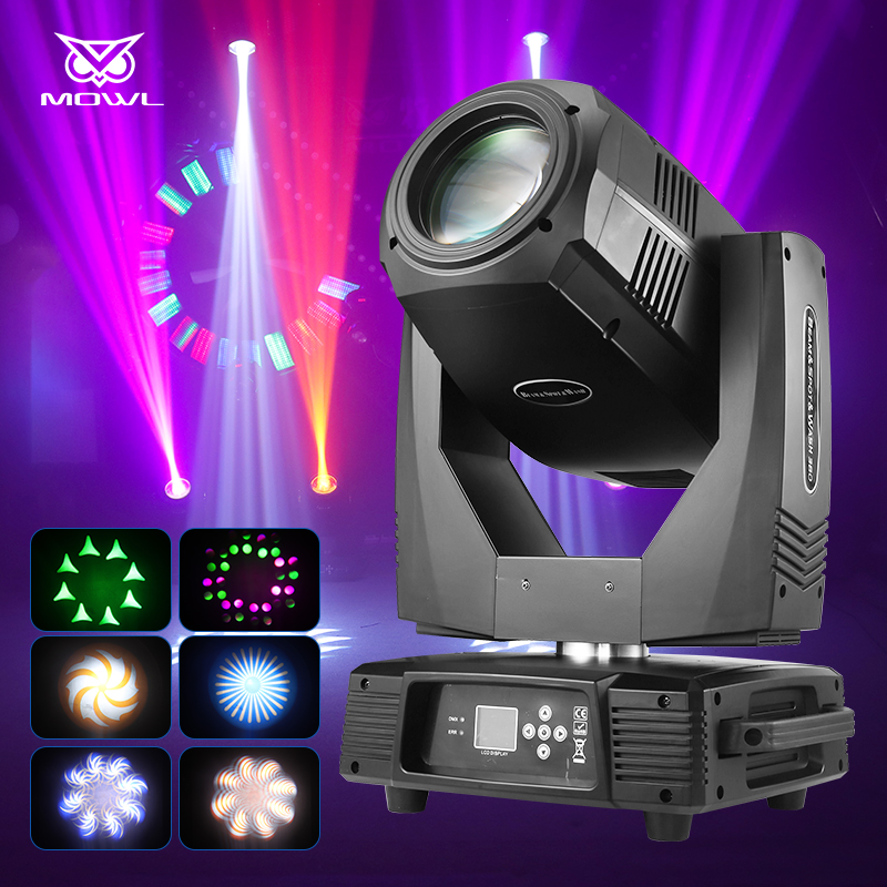 Projecteur Beam à tête mobile 3 en 1 BSW 350W