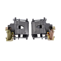 Kit de Conversión de Freno de Disco Trasero con Soportes de Caliper y Rotor Perforado, Compatible con GM de 10 y 12 Pernos DBK-GM1012R-1125D-ME