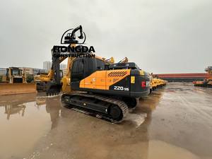 Excavadora Hyundai 220, de 20 toneladas excavadora de orugas, servicio pesado de Corea, componentes de núcleo de bomba de motor, buen precio, usada - Product Image 2