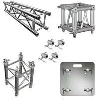 Alliage d'aluminium haute résistance pour auvent de système 290 x 290 mm, présentoir événementiel modulaire pour concerts, capacité de charge 500 kg, tout usage