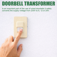 Transformador de timbre de anillo para riel DIN EBASEE 24VA 20VA 15VA AC 230V 220V 8V 12V 24V