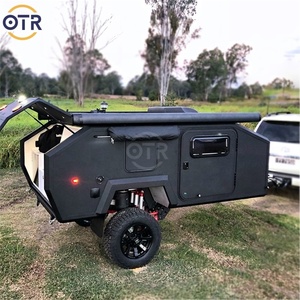 OTR 2A <span class=keywords><strong>2021</strong></span> Mini <span class=keywords><strong>caravane</strong></span> de camping compacte légère en aluminium avec cuisine coulissante en acier inoxydable 304 - Product Image 4