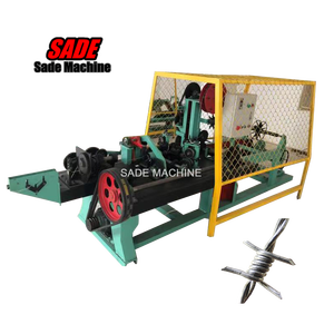 Nuova Macchina Automatica per la Produzione di Filo Spinato con Motore PLC, Bassa Rumorosità, Certificata CE ISO, Marca <span class=keywords><strong>SADE</strong></span>, 120kg/h, 2.2kW - Product Image 2