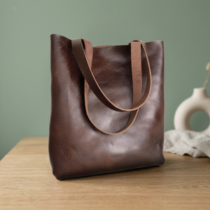 Sacs à main décontractés de luxe pour femmes BS INTERNATIONAL, écologiques, légers, faits à la main en cuir, grande capacité, pochette imperméable - Product Image 4