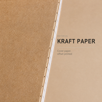 Großhandel: Notizbücher mit individuellem Logo-Druck – Bestseller A3/A4/A5/A6 Schulhefte aus Kraftpapier mit französischer Linierung für Schüler