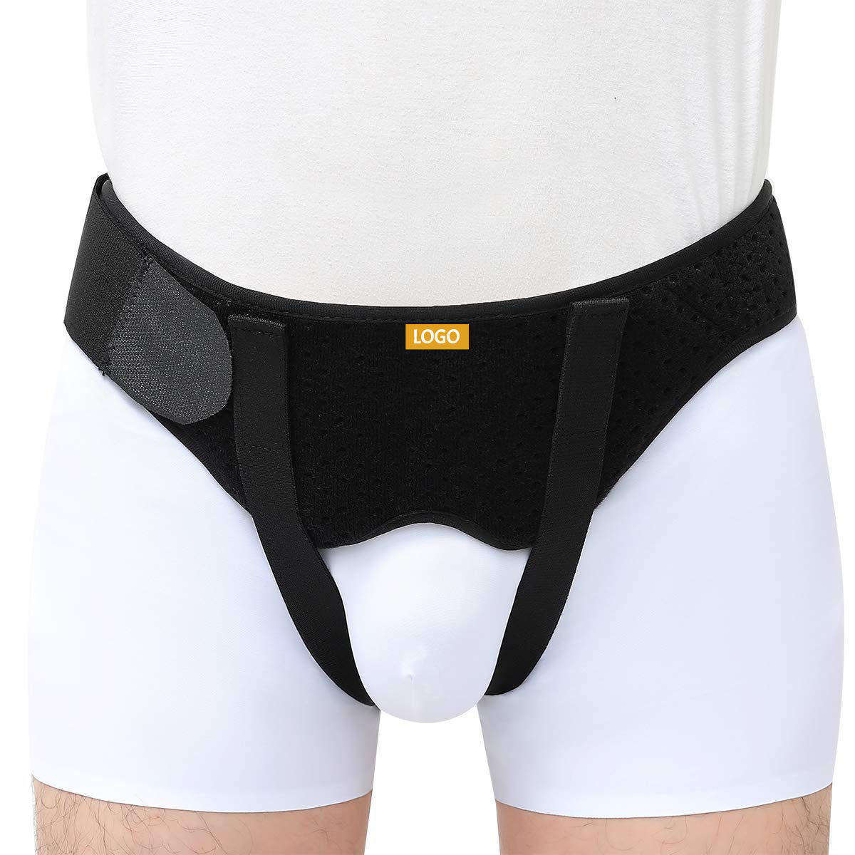 Power Punch Men's Nylon Inguinal Hernia Fixation Belt Cross-Border Adult Groin