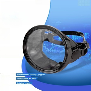 เลนส์กระจกนิรภัยแบบพาโนรามา มุมมองกว้าง สไตล์คลาสสิกย้อนยุค สำหรับการดำน้ำยิงปลา รูปทรงวงรี สำหรับผู้ใหญ่ - Product Image 3