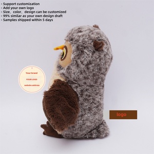 Tùy Chỉnh Dễ Thương Owl Sang Trọng Trẻ Em Đồ Chơi Mềm Cuddle Sang Trọng Thú Nhồi Bông Thực Tế Chim Pelu Oyuncak Sống Động Owl Động Vật 20 + Mềm Đồ Chơi Nhà Sản Xuất - Product Image 3