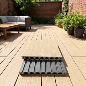 Suelo <span class=keywords><strong>de</strong></span> Exterior <span class=keywords><strong>de</strong></span> PVC WPC <span class=keywords><strong>de</strong></span> Alta Calidad con Acabado <span class=keywords><strong>de</strong></span> <span class=keywords><strong>Madera</strong></span> en 3D, Serie Capped, Panel <span class=keywords><strong>de</strong></span> <span class=keywords><strong>Madera</strong></span> Plástica Compuesta - Product Image 2