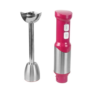 Mixeur plongeant 4 en 1 400W Mixeur électrique portable avec lames en acier inoxydable Conception <span class=keywords><strong>à</strong></span> levage de bol pour soupe Smoothie - Product Image 4