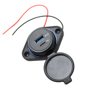 Enchufe de Montaje en Superficie Plana Qc3.0 Pd, Carga Rápida para Autobús, Barco, Caravana, Vehículo Recreativo, Vehículo, Doble USB, USB A, Tipo C, 12V, Toma de Corriente USB - Product Image 5