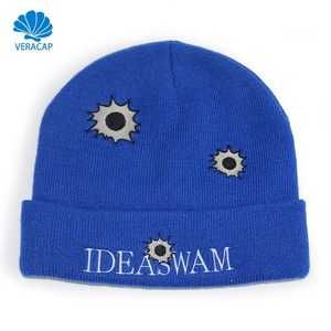قبعات رجالية بالجملة من Veracap HKL0001، قبعة مطرزة حسب الطلب، قبعة محبوكة دافئة من الأكريليك للمغامرات الخارجية في الشتاء - Product Image 1