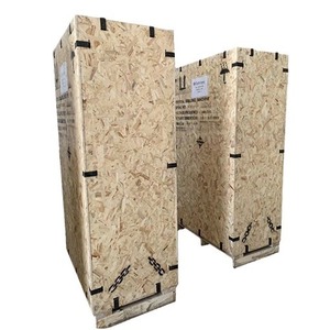 Caja de embalaje de madera OSB resistente al sol, tamaño personalizable, capacidad de carga de 3000 kg para transporte logístico - Product Image 1