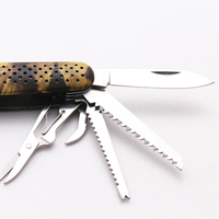 Couteaux de poche camouflage enduits pour la promotion