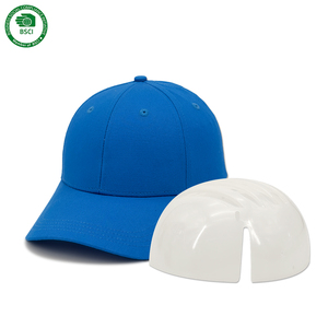 หมวกกันกระแทก6แผงพร้อมหมวกโต้คลื่นน้ำหนักเบาหมวกแบบแข็งใส่สไตล์หมวกเบสบอลสำหรับปกป้องศีรษะ - Product Image 1