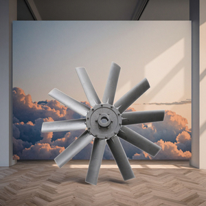 Quạt ly tâm công nghiệp cánh hướng trục bằng thép không gỉ <span class=keywords><strong>12</strong></span> chiếc với hiệu suất vượt trội, lưỡi quạt động cơ lõi nhôm dùng cho nông nghiệp - Product Image 4