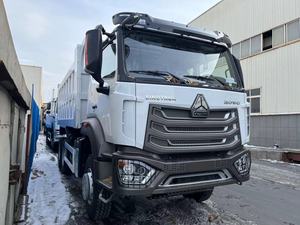 Camión volquete pesado usado barato 8x4 con volante a la izquierda diésel automático Euro 4 motor Weichai cámara trasera camión personalizado China - Product Image 2