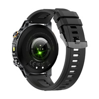 Montre connectée sportive intelligente AK87, grande autonomie, montre connectée pour homme, suivi de la forme physique en extérieur, réponse aux appels, étanche IP68, lampe torche