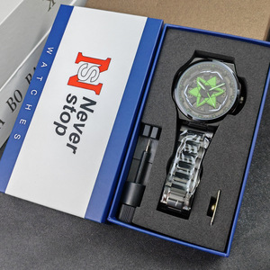 นาฬิกาข้อมือแบบหมุนได้รุ่นใหม่ปี 2026 ดีไซน์ล้อแม็กซ์แต่ง นาฬิกากันน้ำ ดีไซน์ล้อแม็กซ์มอเตอร์ไซค์ นาฬิกาข้อมือแบบหมุนได้ - Product Image 5