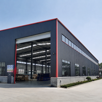 Entrepôt préfabriqué en structure acier, conception 24 heures, assemblage rapide, bâtiment modulaire de stockage d'urgence