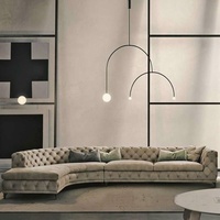 Arc Kreatives Ecksofa-Set Möbel für Wohnzimmer Modernes Design Chesterfield-Sofas
