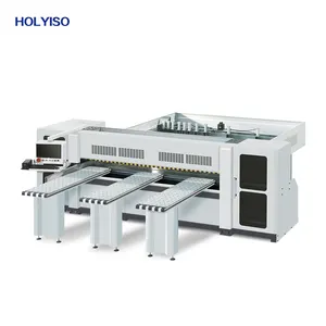 HOLYISO NP380HG Fábrica InStock Painel Cnc Saw Eletrônico Digital PLC 2.8-3.3 Metro Máquina De Corte De Madeira para Placa