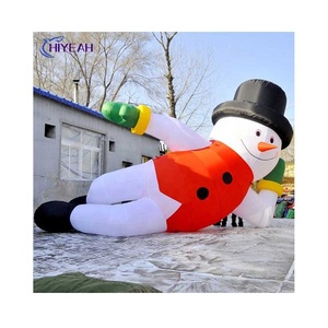 Personalizado Navidad decoración dibujos animados Anime inflables Santa Claus muñeca muñeco de nieve vestido Navidad Reno inflable disfraz - Product Image 6