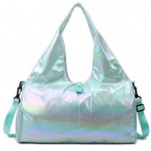 Sac de sport tendance pour femme, anti-éclaboussures, pour yoga et gym, nouveau design, sac de sport élégant pour femme - Product Image 3