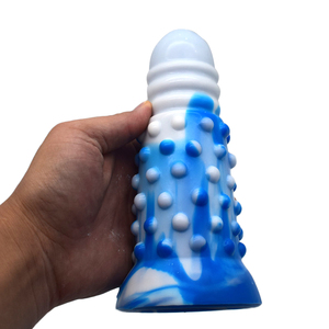 FAAK 18cm*6.8cm Giocattolo Sessuale Fantasia Morbido Punteggiato Simulazione Novità Dildo <span class=keywords><strong>Plug</strong></span> Anale Masturbatore Giocattoli Sessuali Anali per Uomo Donna Coppie - Product Image 2