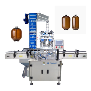Machine à Capsuler Servo à Double Tête pour Fûts <span class=keywords><strong>de</strong></span> Bière Classiques en <span class=keywords><strong>Plastique</strong></span>, Moteur Pneumatique, en Promotion, Garantie 1 An - Product Image 1