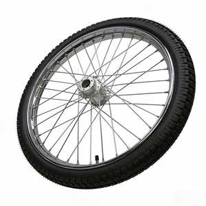 Rueda de Bicicleta de 20 Pulgadas con Llanta Exterior de Poliuretano, Buje de Hierro y Rodamientos de Bolas, Nueva Rueda de Carro a Precio de Fábrica - Product Image 3