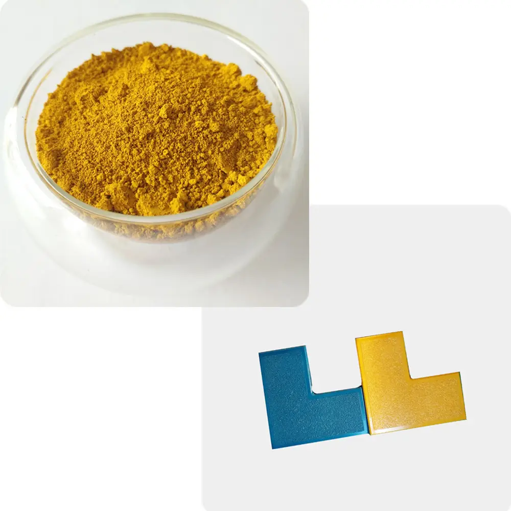 Pigmento de óxido de hierro amarillo 313 para pavimentadora de enclavamiento