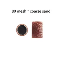 SunelPort Lot de 50 disques de ponçage cylindriques pour machine à manucure - Grain grossier/fin 80/120/180 pour le nettoyage des capsules d'ongles en acrylique