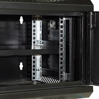 Armoire réseau métallique 4U pour CCTV, rack de serveur Internet compact 19 pouces pour centre de données, armoire de serveur informatique murale