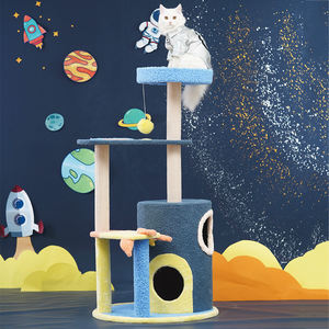 جديد وصول هوبيت مضحك الديكور القط تسلق شجرة الفضاء كبسولة أثاث المنزل - Product Image 3