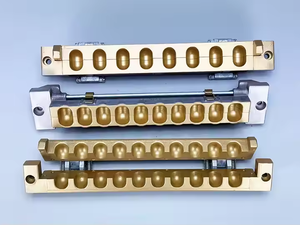 Túnel de enfriamiento de caramelo multivitamínico de gelatina de oso suave pequeño, componente PLC, depositador automático, línea de depósito de dulces, nuevo - Product Image 6