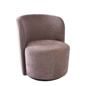 Sillas giratorias de tela modernas para sala de estar, muebles para el hogar, silla decorativa con base giratoria de Metal negro 360, sillones para sala de estar - Product Image 3