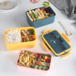 Lonchera Infantil <span class=keywords><strong>Milton</strong></span>, Lonchera Desechable Tipo Bento, Contenedores de Alimentos de Plástico con 3 Compartimentos - Product Image 2