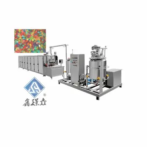 Industrial 150kg/h new design hard Candy nice toffee sweets Lollipop Bear making production line automatic candy machine