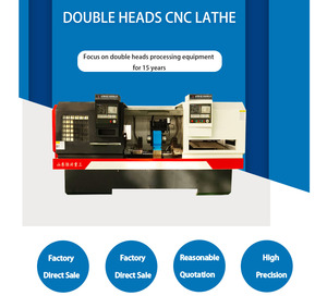 Machine de tour CNC en métal à Double broche à Double broche personnalisée précise pour filetage femelle à tête plate filetage mâle - Product Image 6