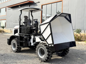 MOUNTAIN RAISE Camión volquete de 2 toneladas con parte superior abierta, Camión volquete personalizable Cargador de ruedas Diesel Hidráulico Kipper Volquete Camión volquete - Product Image 4