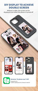 Nueva llegada E-ink HD Display DIY Phone Case Design Custom NFC Mobile Phone Case para <span class=keywords><strong>iPhone</strong></span> 14 15 16 Pro Max - Product Image 5