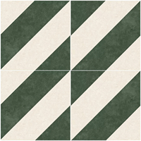 Carrelage de sol vert brillant moderne 300x300mm 10mm antidérapant pour intérieur