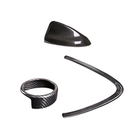 Grille avant en fibre de carbone véritable de haute qualité, cadre en forme de V pour Alfa Romeo Giulia 2017-2020, vente en gros