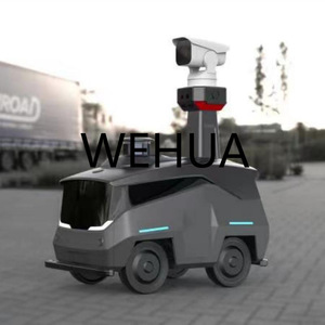 Robot de sécurité extérieur Weihua, argenté, navigation autonome, caméra 360 degrés, patrouille, surveillance - Product Image 2