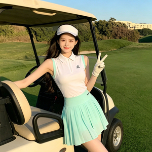 Ready-to-Wear Golf Women's Sleeveless Sports Outfit With <strong>Stretch</strong>, Quick-Drying and Breathable High-Quality <strong>Skirt</strong> - Product Image 3
