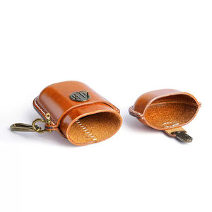 Estuche Personalizado para Gafas <span class=keywords><strong>de</strong></span> Sol, <span class=keywords><strong>de</strong></span> Cuero Auténtico, Estilo Vintage, Hecho a Mano, Rígido, Portátil, para Guardar Gafas, Funda Protectora para Lentes - Product Image 3