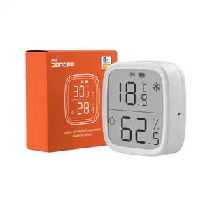 Itead Sonoff SNZB-02D Zigbee 3.0 Lcd Slimme Temperatuur Vochtigheidssensor Slimme Scène Met Nspanel Pro Ihost Toevoegen Aan Thuisassistent